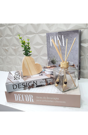 Caixa Livro Decorativa com 3 Peças - Decor Idéias