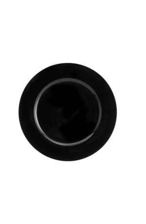 Sousplat Preto Brilhante - Opala 33cm