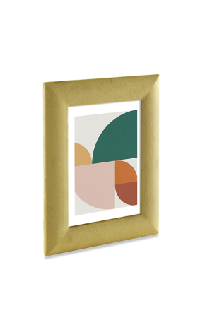 Porta Retrato Verde em Veludo - 10X15