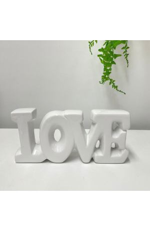 Enfeite Love Branco G