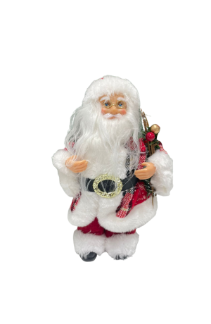 Enfeite Noel segurando arranjo Xadres