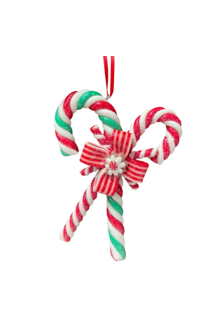 Enfeite Biscuit Bengala Doce Colorido