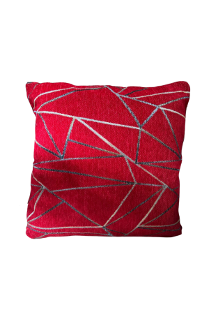 Capa de Almofada Vermelha Zara Multiart 43cm x 43cm